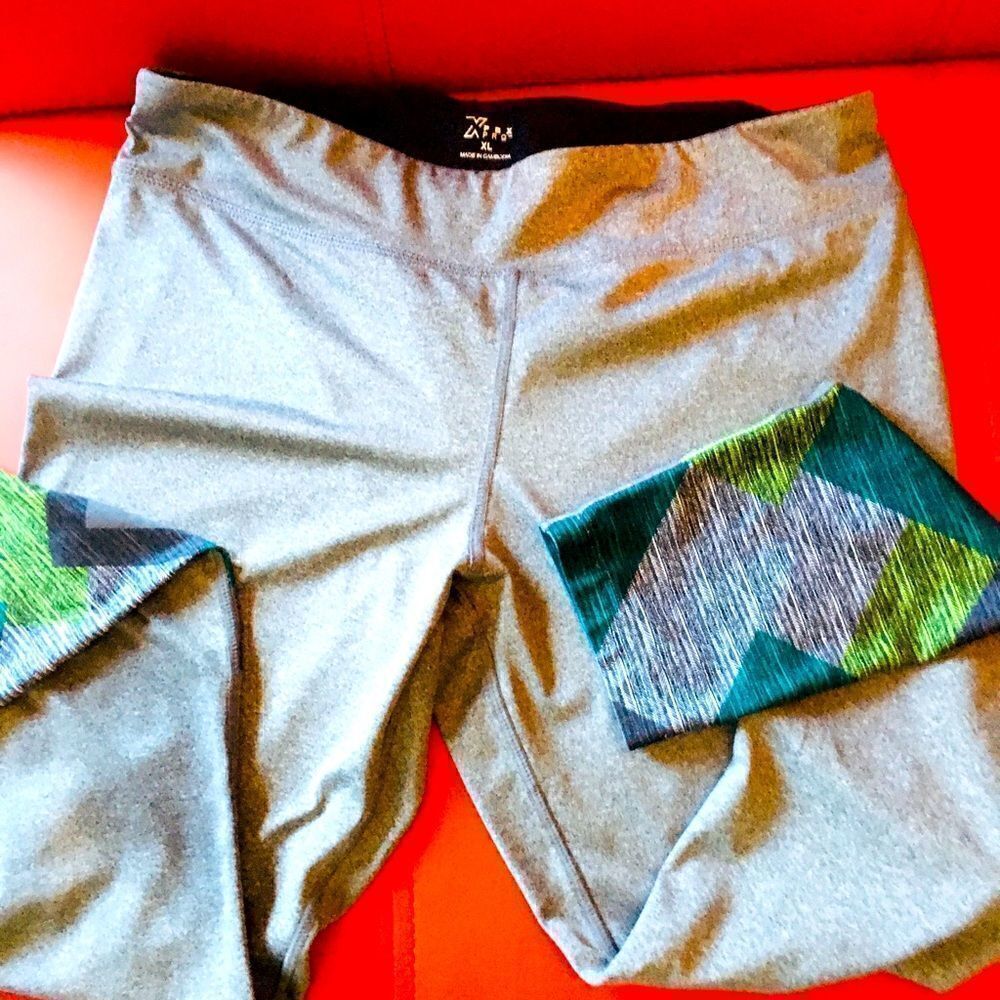PBX Pro Gray Activewear Exercise Pants